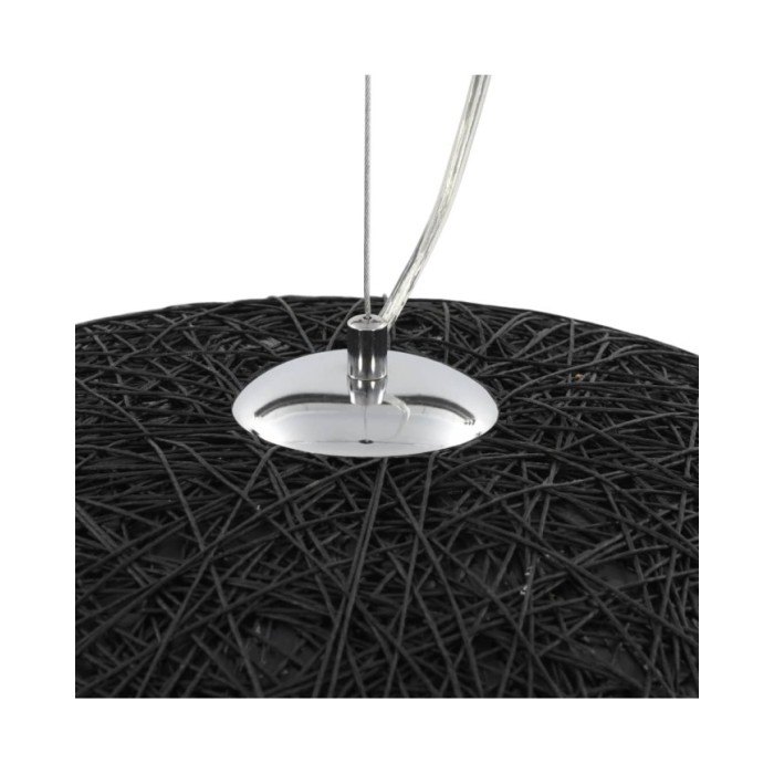 Lampe suspendue Noir et doré Ø70 cm E27