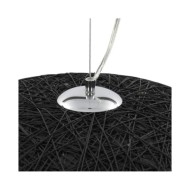 Lampe suspendue Noir et doré Ø70 cm E27