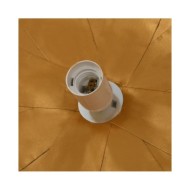 Lampe suspendue Noir et doré Ø70 cm E27