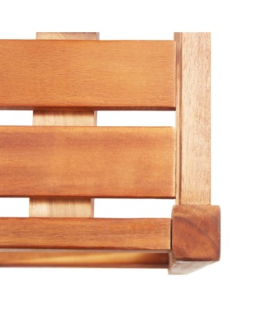 Chaises de bar 4 pcs Bois d'acacia solide