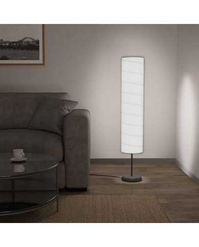 Lampadaire avec support 121 cm Blanc E27