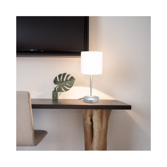 Lampes de table 2 pcs Bouton tactile Blanc E14