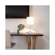 Lampes de table 2 pcs Bouton tactile Blanc E14
