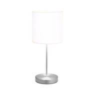 Lampes de table 2 pcs Bouton tactile Blanc E14
