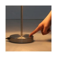 Lampes de table 2 pcs Bouton tactile Blanc E14