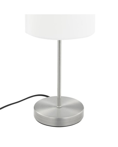 Lampes de table 2 pcs Bouton tactile Blanc E14
