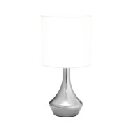 Lampes de table 2 pcs Bouton tactile Blanc E14