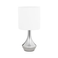 Lampes de table 2 pcs Bouton tactile Blanc E14