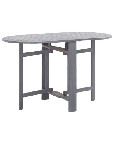 Table de jardin Gris 120x70x74 cm Bois d'acacia massif