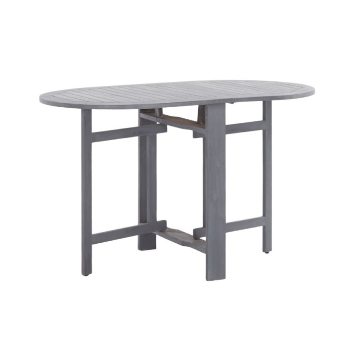 Table de jardin Gris 120x70x74 cm Bois d'acacia massif