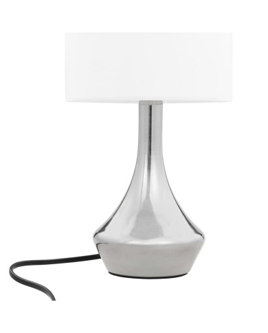 Lampes de table 2 pcs Bouton tactile Blanc E14