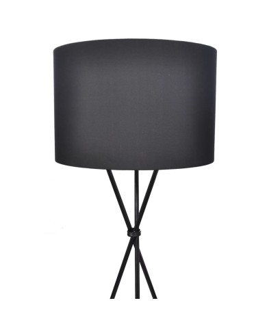 Lampadaire avec support haut Noir
