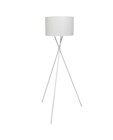 Lampadaire avec support haut Blanc 