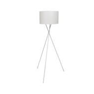 Lampadaire avec support haut Blanc 