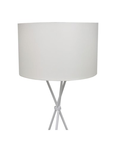 Lampadaire avec support haut Blanc 