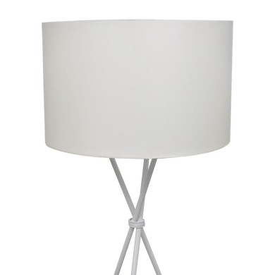 Lampadaire avec support haut Blanc 