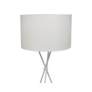 Lampadaire avec support haut Blanc 