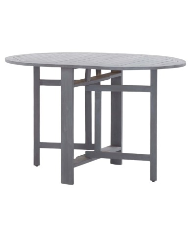 Table de jardin Gris 120x70x74 cm Bois d'acacia massif