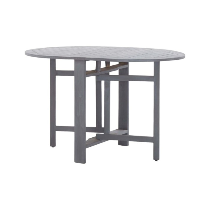 Table de jardin Gris 120x70x74 cm Bois d'acacia massif
