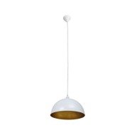 Plafonnier 2 pcs Hauteur réglable Semi-sphérique Blanc 