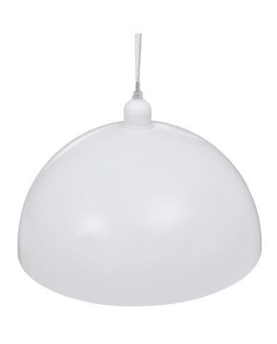 Plafonnier 2 pcs Hauteur réglable Semi-sphérique Blanc 