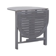 Table de jardin Gris 120x70x74 cm Bois d'acacia massif
