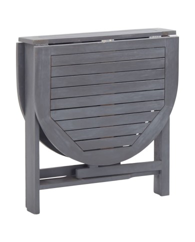 Table de jardin Gris 120x70x74 cm Bois d'acacia massif