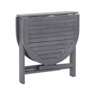 Table de jardin Gris 120x70x74 cm Bois d'acacia massif