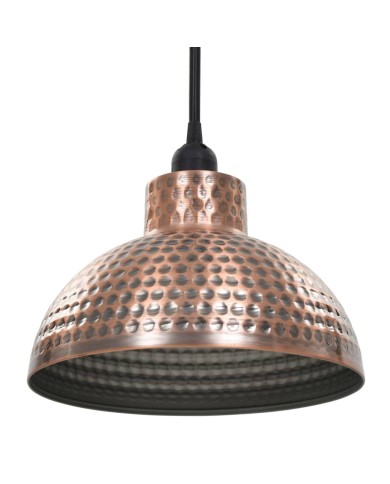 Plafonnier 2 pcs Semi-sphérique Couleur cuivre 