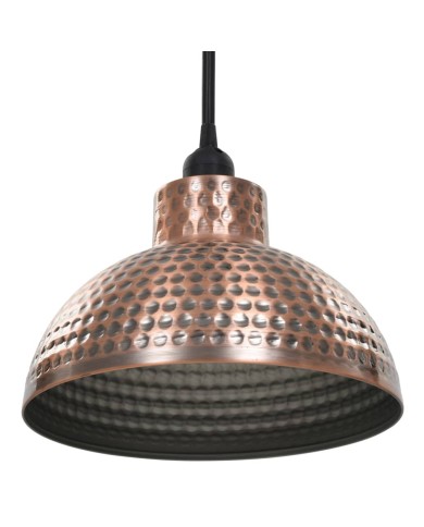 Plafonnier 2 pcs Semi-sphérique Couleur cuivre 