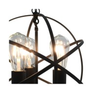 Lampe suspendue Noir Sphère 3 ampoules E27