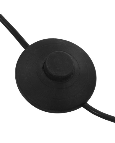 Lampadaire 200 cm 5 x E14 Noir et doré