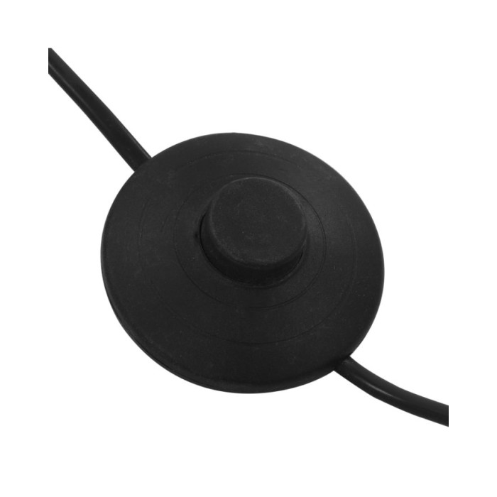 Lampadaire 200 cm 5 x E14 Noir et doré