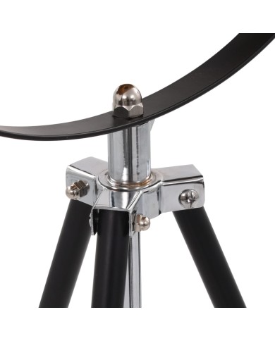Lampadaire E27 Noir et doré 51 cm