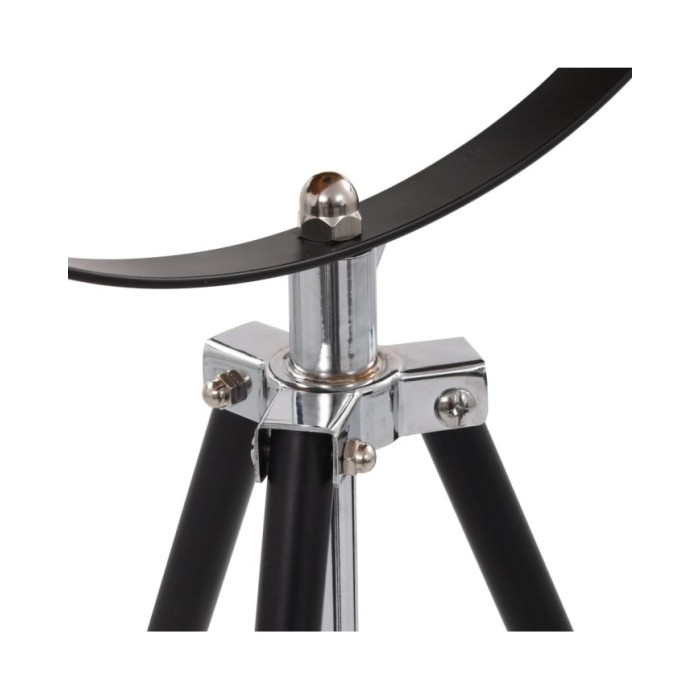 Lampadaire E27 Noir et doré 51 cm