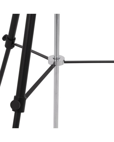 Lampadaire E27 Noir et doré 51 cm
