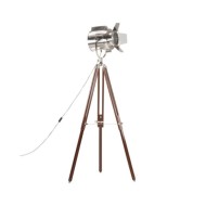 Lampadaire à trépied Bois de manguier massif 180 cm