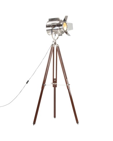 Lampadaire à trépied Bois de manguier massif 180 cm