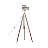 Lampadaire à trépied Bois de manguier massif 180 cm