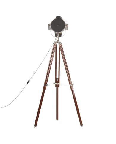 Lampadaire à trépied Bois de manguier massif 180 cm