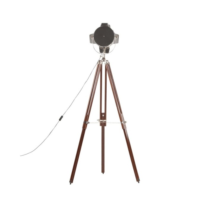 Lampadaire à trépied Bois de manguier massif 180 cm