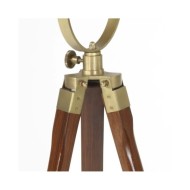 Lampadaire à trépied Bois de manguier massif 97 cm