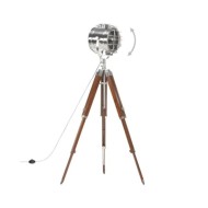 Lampadaire à trépied Bois de manguier massif 165 cm