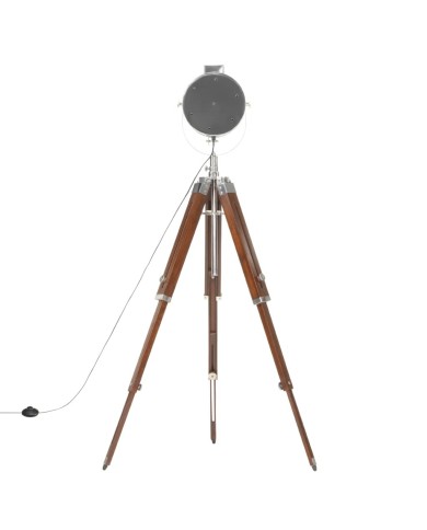 Lampadaire à trépied Bois de manguier massif 165 cm