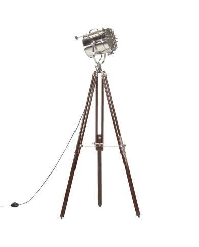 Lampadaire à trépied Bois de manguier massif 180 cm    