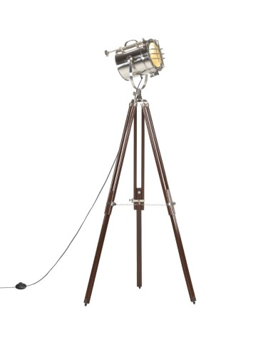Lampadaire à trépied Bois de manguier massif 180 cm    