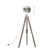 Lampadaire à trépied Bois de manguier massif 180 cm    