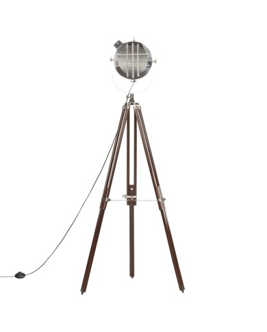 Lampadaire à trépied Bois de manguier massif 180 cm    
