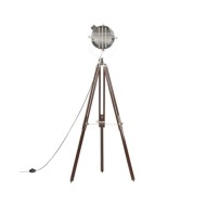 Lampadaire à trépied Bois de manguier massif 180 cm    