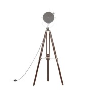 Lampadaire à trépied Bois de manguier massif 180 cm    
